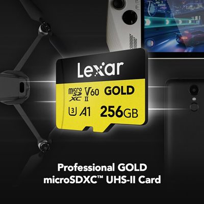 Thẻ Nhớ Lexar 256GB Professional GOLD UHS-II microSDXC