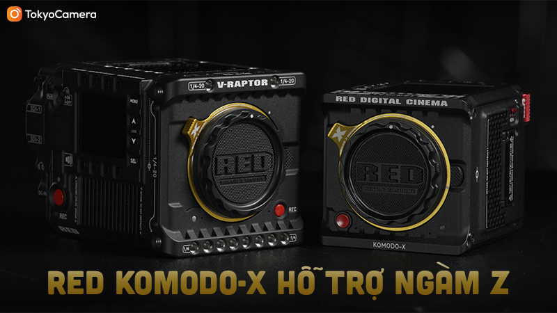 RED Komodo-X Hỗ Trợ Lens Ngàm Z