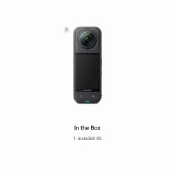 Alternative view of Insta360 X5 (Standard)