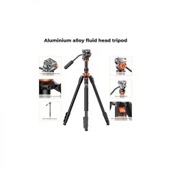 K&F Concept K234A7 FH-03 Fluid Head KF09.136