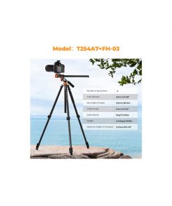 K&F Concept T254A7 with FH-03 Fluid Head KF09.137