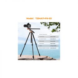 K&F Concept T254A7 with FH-03 Fluid Head KF09.137