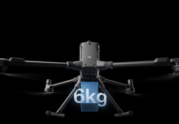DJI Matrice 400 có tải trọng lên đến 6kg