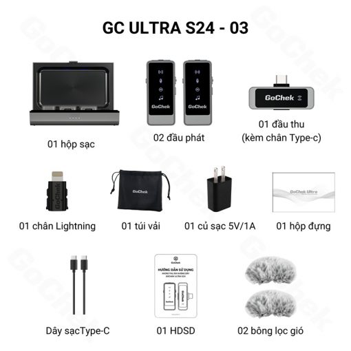 Micro thu âm GoChek Ultra S24 - Ảnh 2