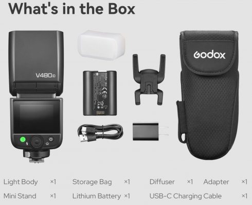 ra mắt Flash Godox V480C TTL