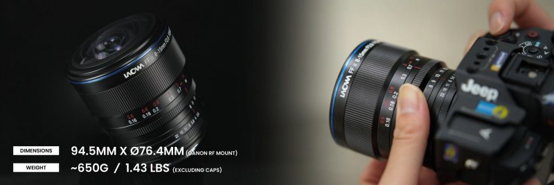 ra mắt ống kính laowa 8-15mm f/2.8 ff zoom fisheye