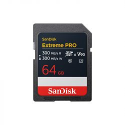 Thẻ nhớ SDXC SanDisk Extreme Pro UHS-II /V90/U3/Class10 64GB 300MB/s SDSDXDM-64G-GN4IN