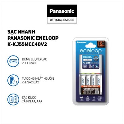 Bộ sạc kèm Pin Panasonic K-KJ55MC40V/ Eneloope