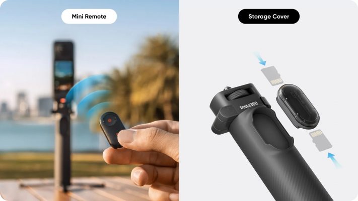 Insta360 Foldable 2-in-1 Selfie Stick