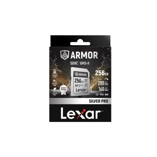 Thẻ nhớ Lexar 256GB ARMOR SILVER PRO UHS-II SDXC Card V60 - Ảnh 2