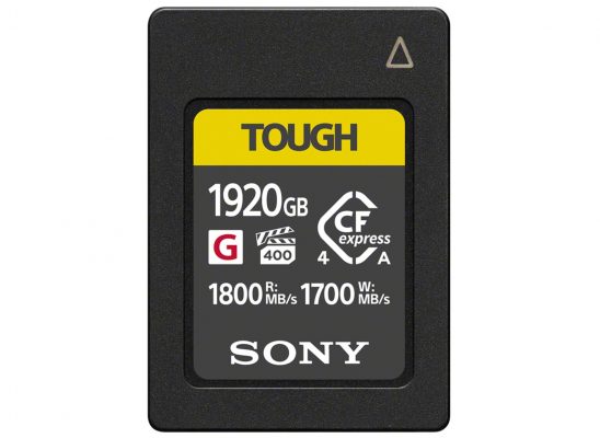 Sony nâng cấp thẻ CFexpress