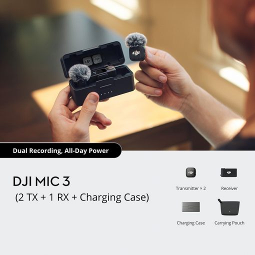 DJI Mic 3 (2TX+1RX+Charging Case) - Ảnh 3