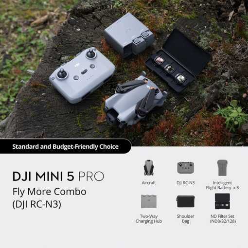 DJI Mini 5 Pro Fly More Combo (DJI RC-N3) - Chính Hãng VAT - Ảnh 2
