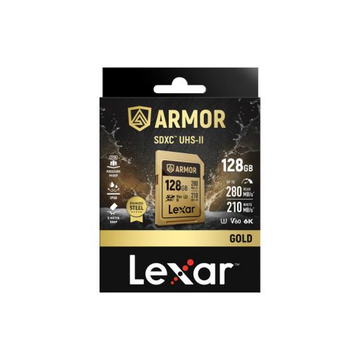 Thẻ nhớ Lexar 128GB ARMOR GOLD PRO UHS-II SDXC Card V60 - Ảnh 3