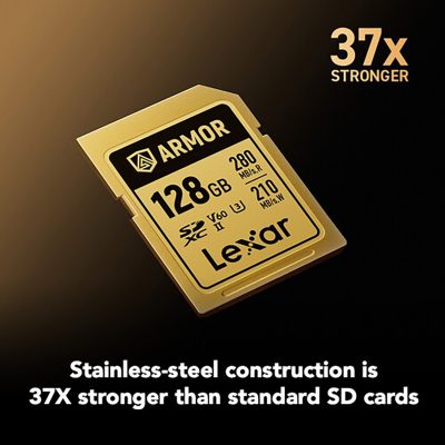Thẻ nhớ Lexar 128GB ARMOR GOLD PRO UHS-II SDXC Card V60