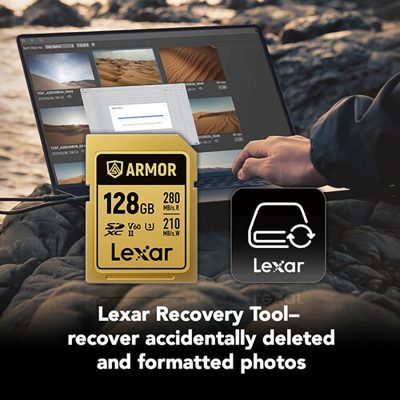 Thẻ nhớ Lexar 128GB ARMOR GOLD PRO UHS-II SDXC Card V60