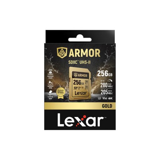 Thẻ nhớ Lexar 256GB ARMOR GOLD PRO UHS-II SDXC Card V60 - Ảnh 3