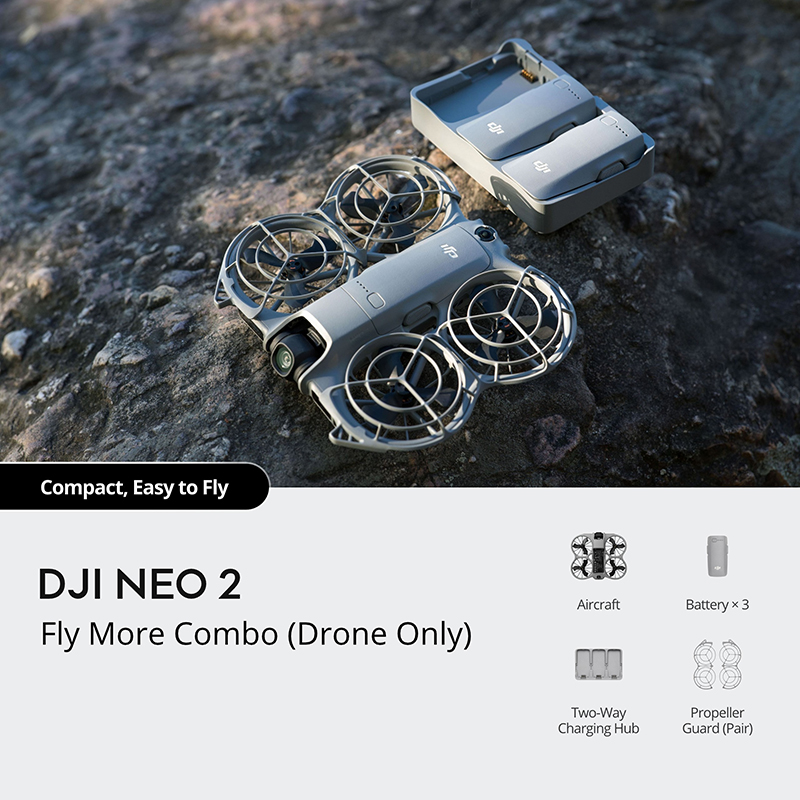 DJI Neo 2 Fly More Combo (Drone Only) - Ảnh 2