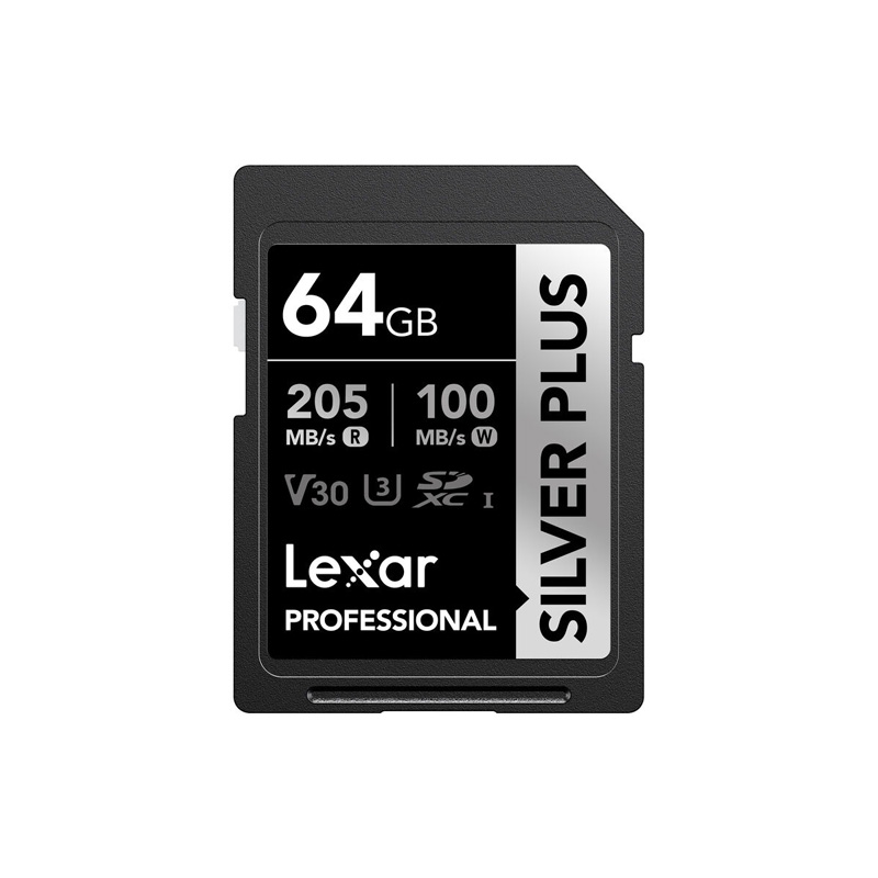 Thẻ Nhớ Lexar 64GB Professional SILVER PLUS UHS-I SDXC