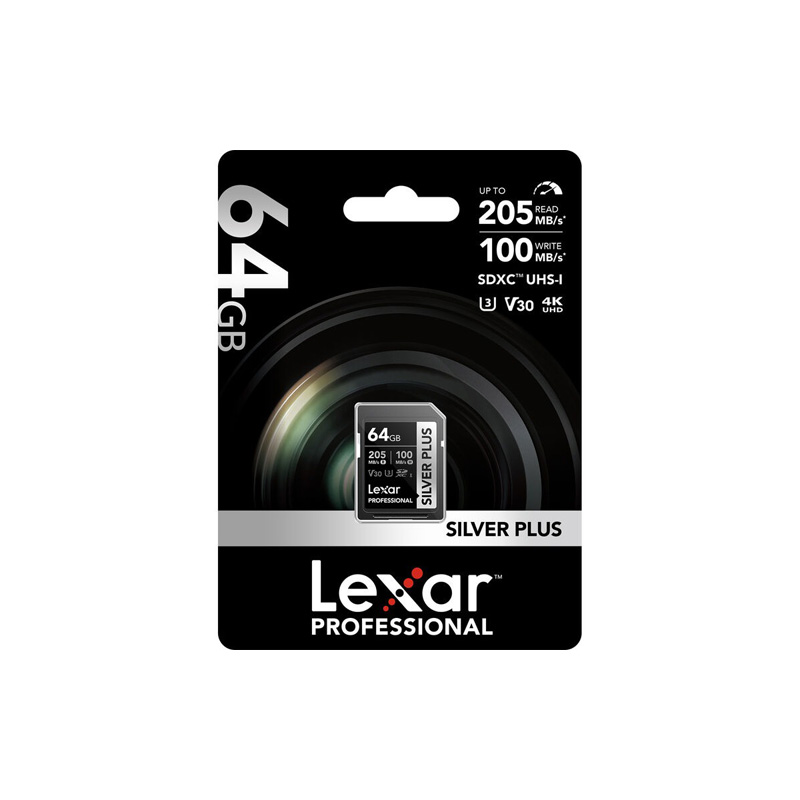 Thẻ Nhớ Lexar 64GB Professional SILVER PLUS UHS-I SDXC - Ảnh 3