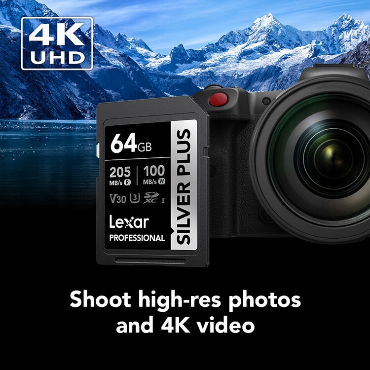 Thẻ Nhớ Lexar 64GB Professional SILVER PLUS UHS-I SDXC - Ảnh 11