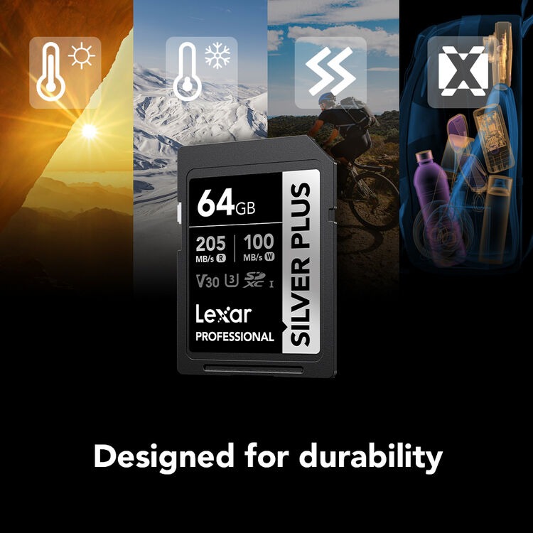 Thẻ Nhớ Lexar 64GB Professional SILVER PLUS UHS-I SDXC - Ảnh 9