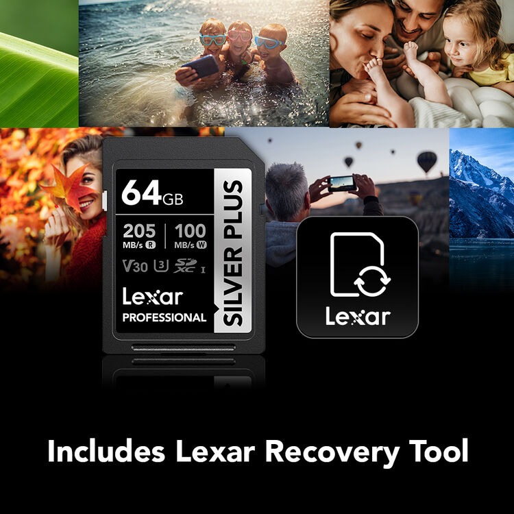 Thẻ Nhớ Lexar 64GB Professional SILVER PLUS UHS-I SDXC - Ảnh 8