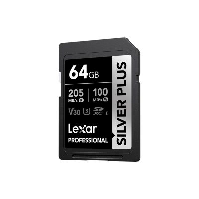 Thẻ Nhớ Lexar 64GB Professional SILVER PLUS UHS-I SDXC