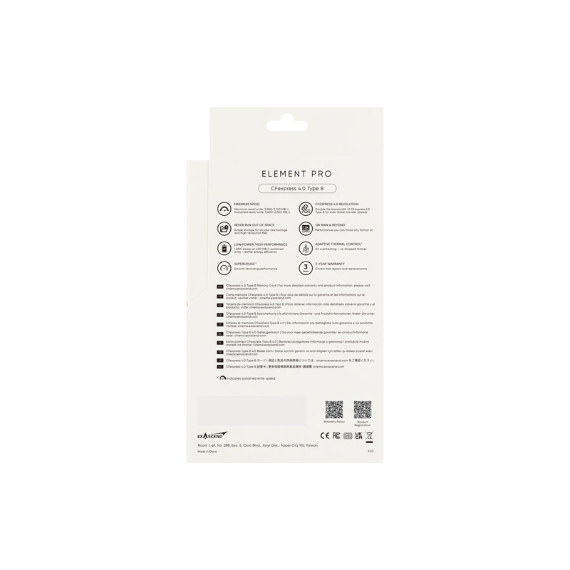 Thẻ Nhớ Exascend 256GB Element Pro CFexpress 4.0 Type B - Ảnh 5