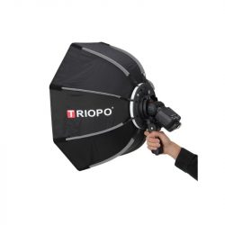 Alternative view of Softbox bát giác Triopo KS2-90 cho đèn flash speedlite (bao gồm lưới tổ ong)