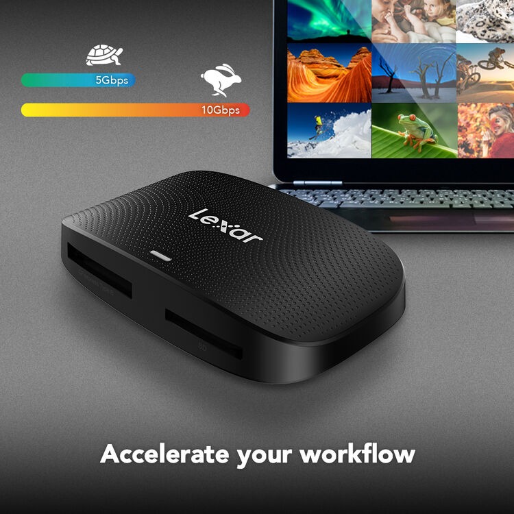 Đầu đọc thẻ Lexar Professional CFexpress Type B/SD USB 3.2 Gen 2 - Ảnh 5