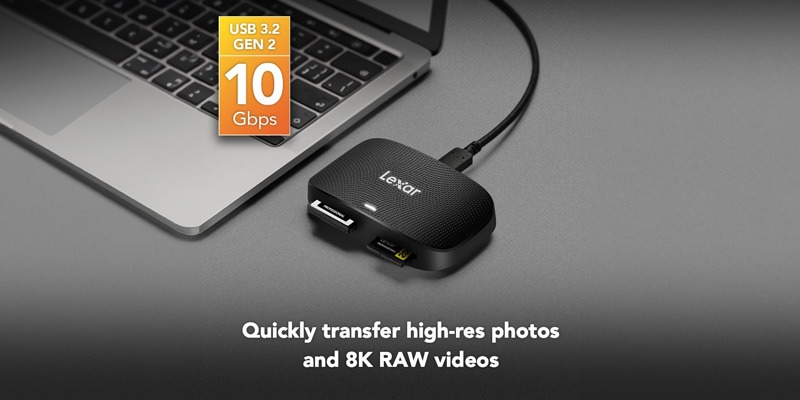 Đầu đọc thẻ Lexar Professional CFexpress Type B/SD USB 3.2 Gen 2