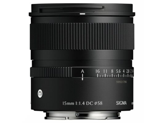 ra mắt Sigma 15mm f/1.4 DC Contemporary