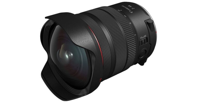 ra mắt canon RF 7-14mm f/2.8-3.5L