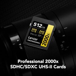 Alternative view of Lexar 512GB Professional 2000x UHS-II SDXC