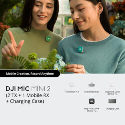 Alternative view of DJI Mic Mini 2 (2 TX + 1 Mobile RX + Charging Case)
