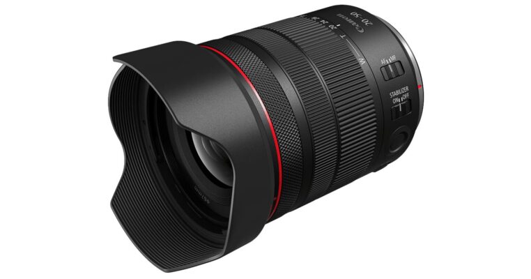 ra mắt Canon RF 20-50mm f/4L IS USM PZ