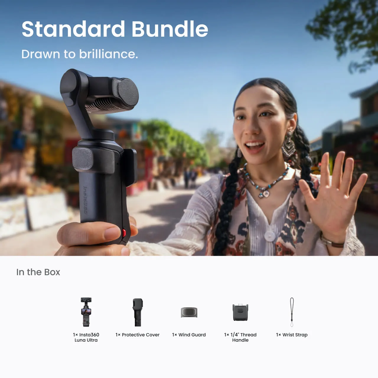 Insta360 Luna Ultra Standard Bundle (Cosmic Black) - Ảnh 2