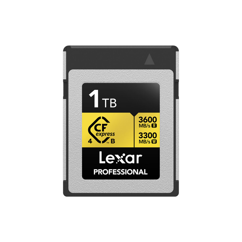 Thẻ nhớ CFexpress 4.0 Lexar Professional 1TB Type B GOLD Series LCXEXP4001T-RNENG