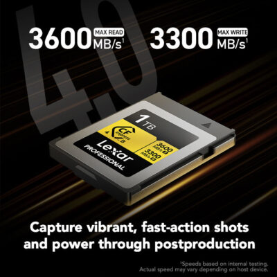 Thẻ nhớ CFexpress 4.0 Lexar Professional 1TB Type B GOLD