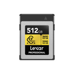 Thẻ nhớ CFexpress 4.0 Lexar Professional 512GB Type B GOLD Series LCXEXP4512G-RNENG