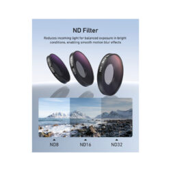 Bộ Filter CPL + ND8/16/32 Go Ultra (Telesin S5-FLT-42) - Ảnh 3