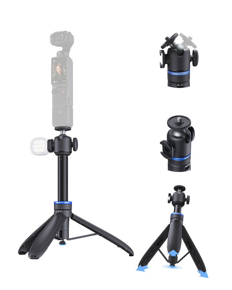 Chân máy 65cm tháo lắp nhanh với vít 1/4" (Telesin S1-TSS-09)