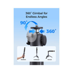 Chân máy 65cm tháo lắp nhanh với vít 1/4" (Telesin S1-TSS-09) - Ảnh 15