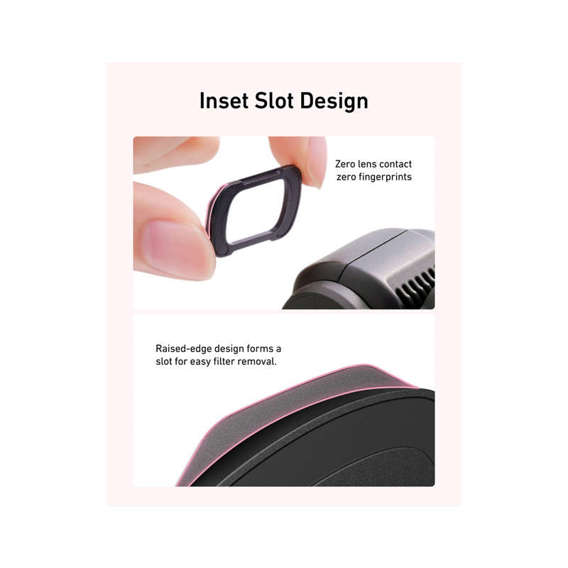 Bộ Filter VND + Black Mist 1/4 + Cool Rose + CPL Pocket 4/3 (Telesin S5-FLT-62-TDJ) - Ảnh 4