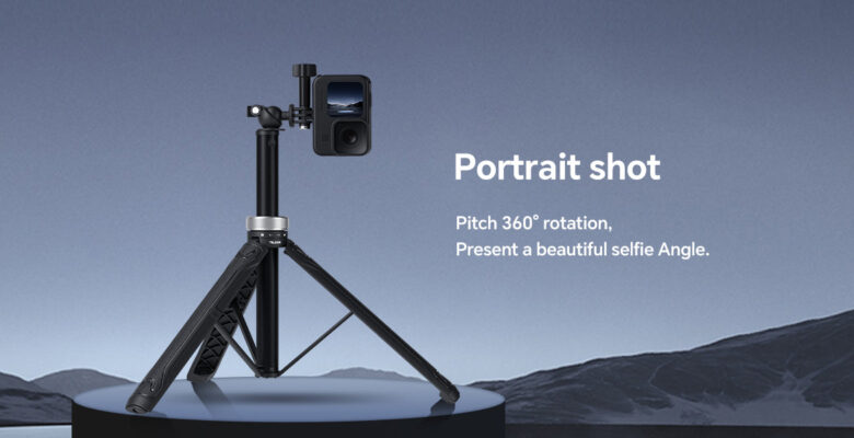 Gậy selfie chân đế xoay điều chỉnh được (Telesin S1-TSS-01)