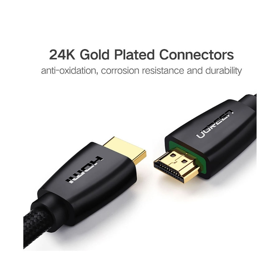 Cáp HDMI UGREEN 40411 HD118 Dài 3M Chính Hãng