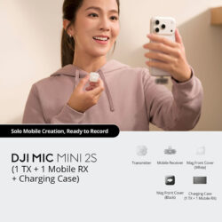 Alternative view of DJI Mic Mini 2S (1 TX + 1 Mobile RX + Charging Case)