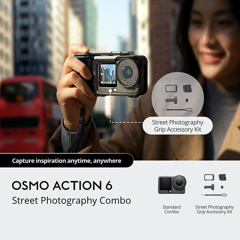 DJI Osmo Action 6 (Street Photography Combo) - Ảnh 2