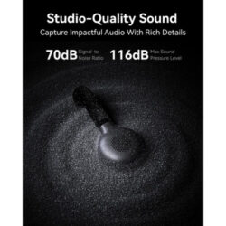 Bộ Micro không dây Hollyland LARK M2S Duo (USB-C RX) màu Space Gray - Ảnh 3